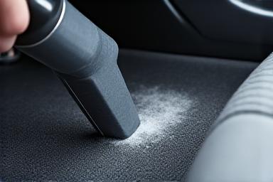 Vysávání interiéru vozu